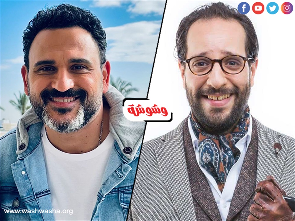 أكرم حسني وأحمد أمين‎